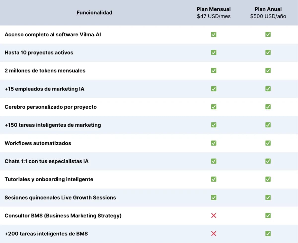 Vilma AI functionality