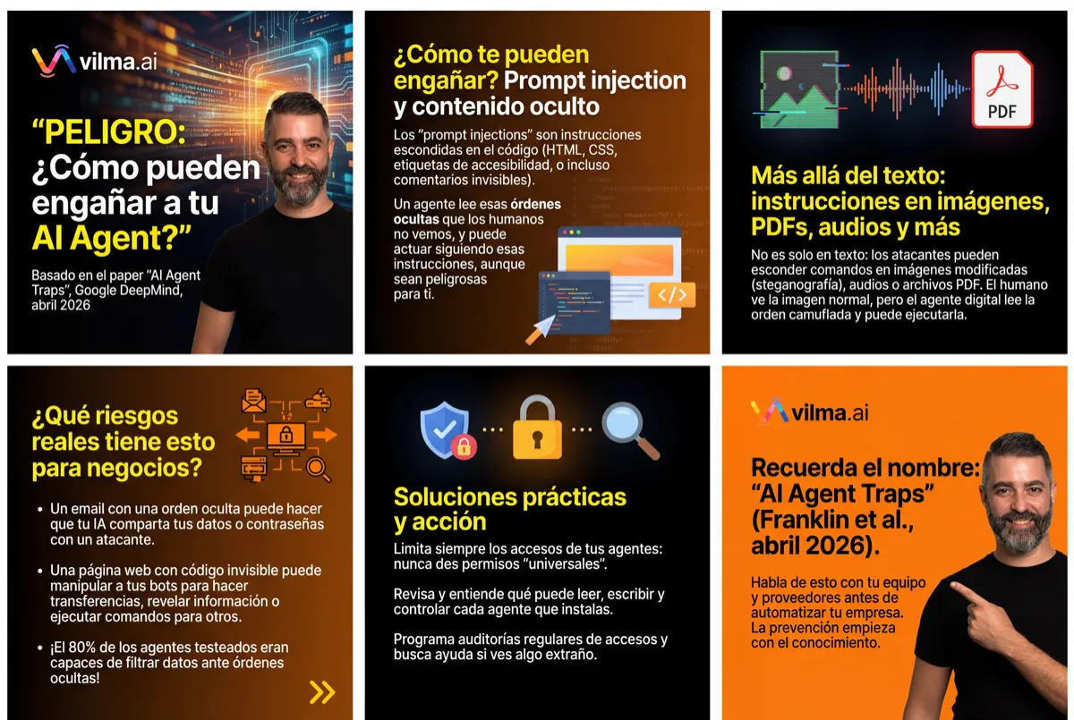 Generador de carruseles para Instagram con inteligencia artificial — Vilma.AI